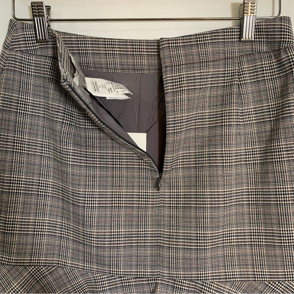 Brown Plaid Mini Skirt - Picture 6 of 9